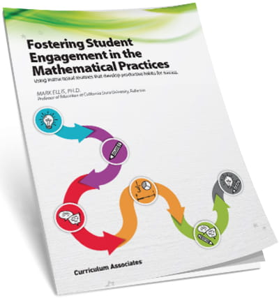 Cover of whitepaper titled Fostering Student Engagement in the Mathematical Practices.