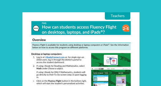 Fluency Flight Teacher Launch Kit