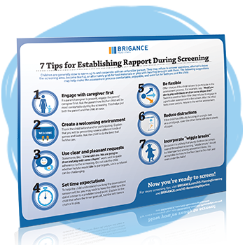 Tips for Establishing Rapport During Screening. 