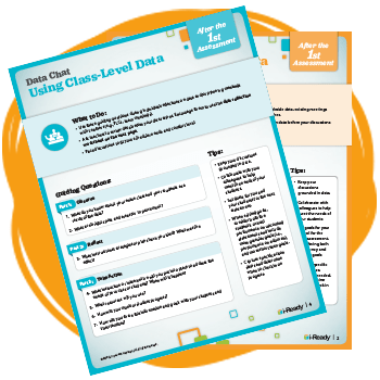 i-Ready data chat guides for leaders.