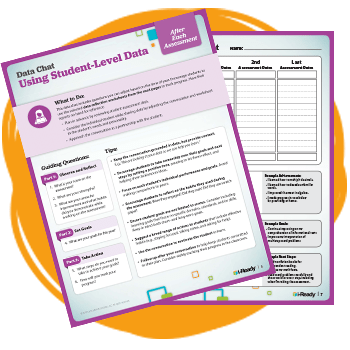 i-Ready data chat guide for teachers.