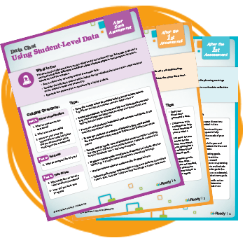 i-Ready data chat guides for teachers and leaders.
