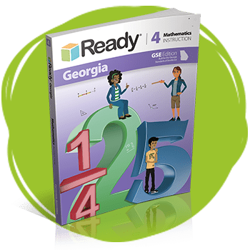 Ready Georgia Mathematics Instruction Book Grade 4.