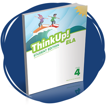 ThinkUp! North Carolina ELA Grade 4 book cover. 