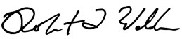 Rob Waldron's signature
