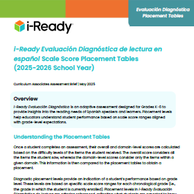 Evaluacion Placement Tables thumbnail