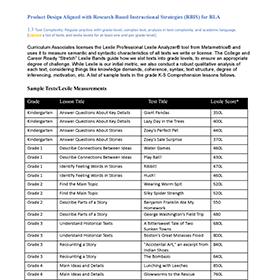 RBIS RLA Text Complexity