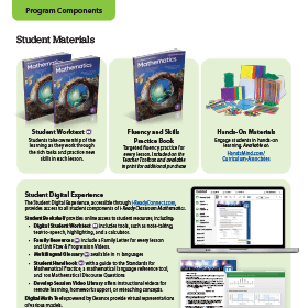 Program Components in English and Spanish.
