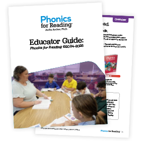 Phonics for Reading Educator Guide.