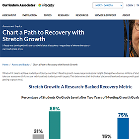 Screenshot of the Access and Equity site.