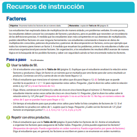 Tool for Instruction for Mathematics in Spanish.