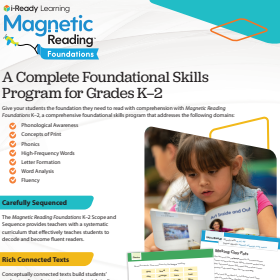 Magnetic Reading Foundations flyer.