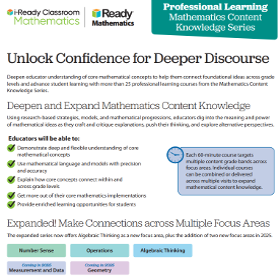 Mathematics Content Knowledge Series.