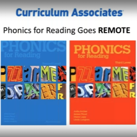Phonics for Reading remote instruction webinar.