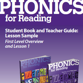 PHONICS for Reading sample lesson.