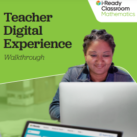 Cover of i-Ready Classroom Mathematics Teacher Digital Experience Walkthrough.
