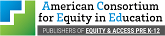 American Consortium for Equity in Education logo.