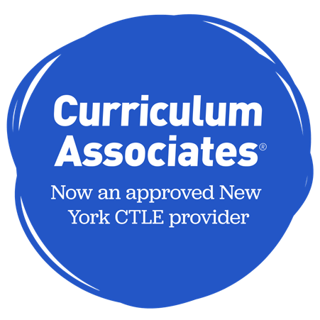 Curriculum Associates Approved New York CTLE provider logo. 
