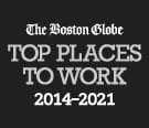 The Boston Globe Top Places to Work 2021.