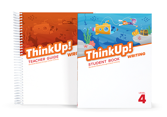 ThinkUp! Writing Teacher and Student books.
