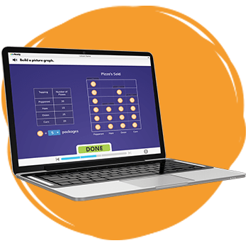 Laptop showing i-Ready Personalized Instruction for Mathematics.